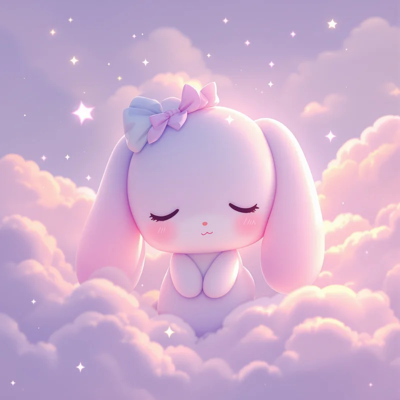 bright Cinnamoroll avatar portrait with pastel blue environment for kawaii account visuals