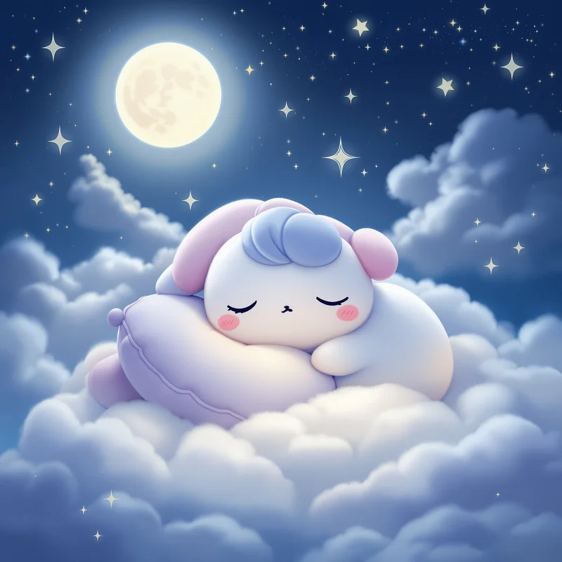 Sleepy Cinnamoroll PFP.