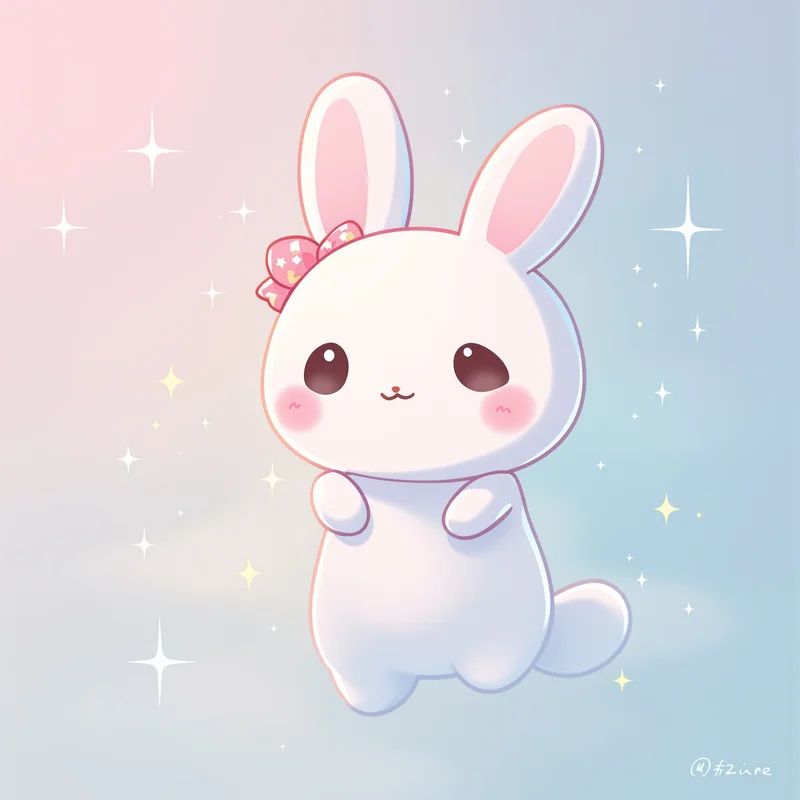 pastel Cinnamoroll PFP artwork with fluffy kawaii expression for Sanrio avatar use