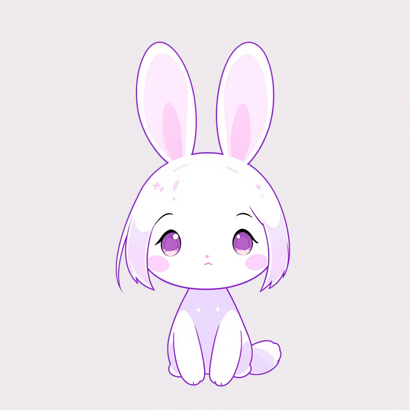 clean Cinnamoroll profile portrait with pastel blue environment for anime PFP styling