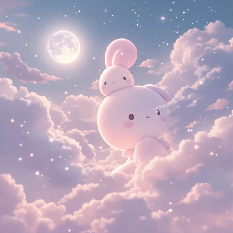 soft Cinnamoroll anime portrait with cute character focus for soft online profile art