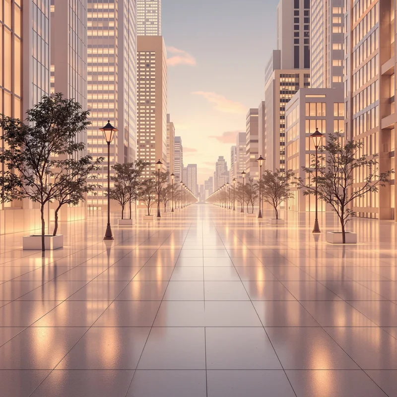 Clean minimal city background