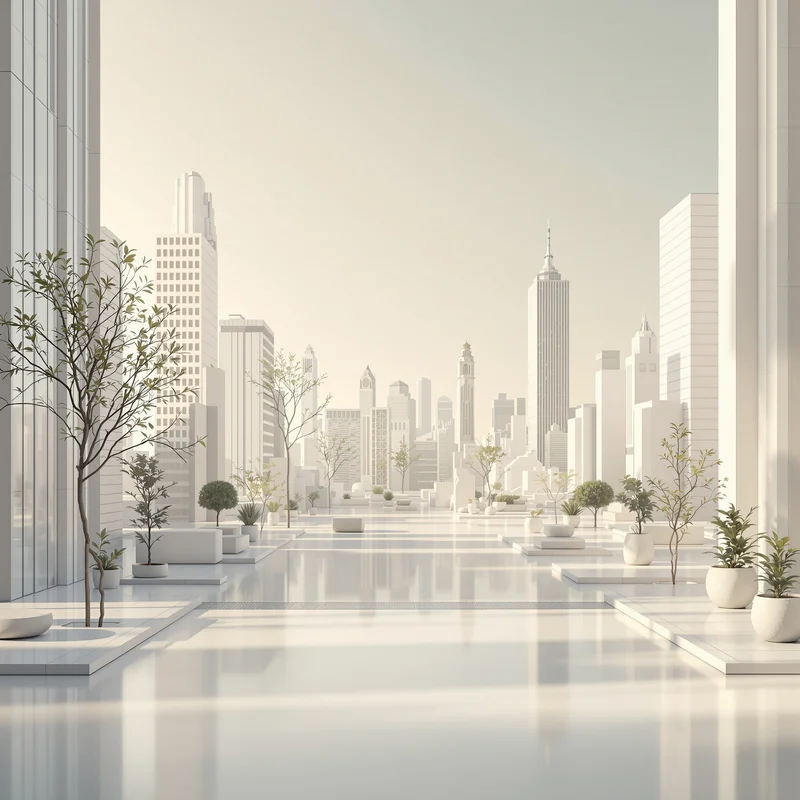 Clean minimal city background