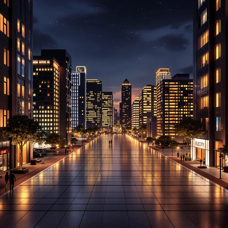 Luxury night city background