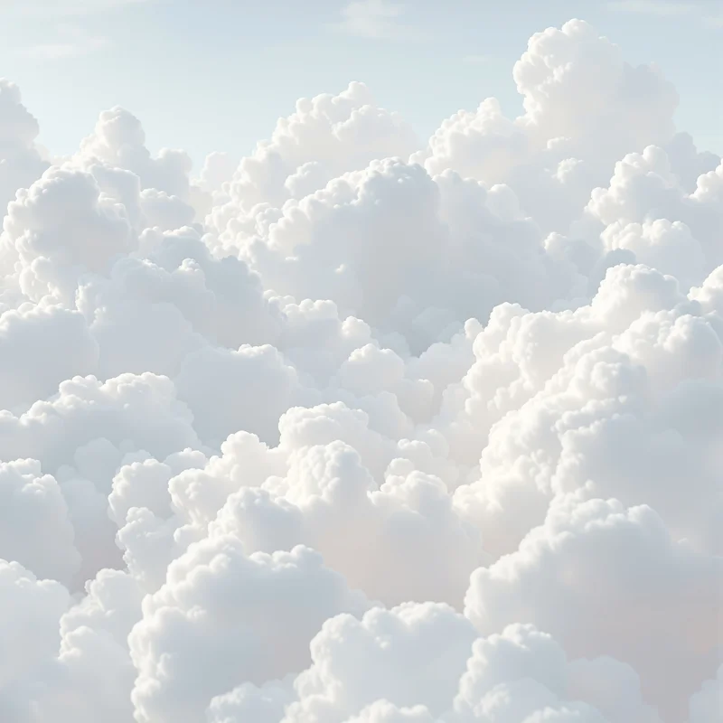 Dreamy white cloud background