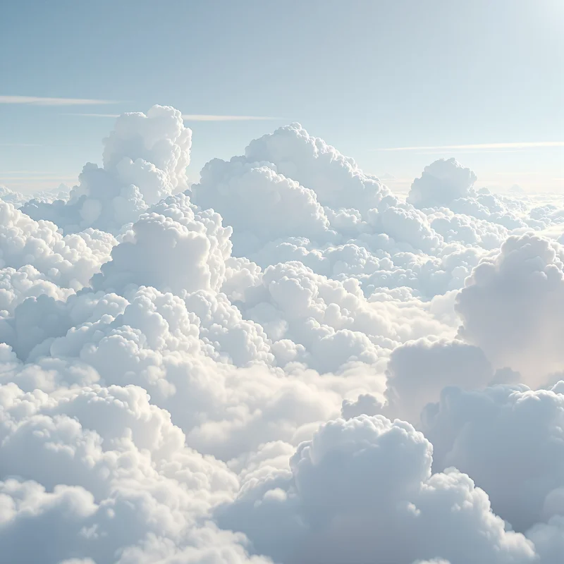 Eternal soft cloud background
