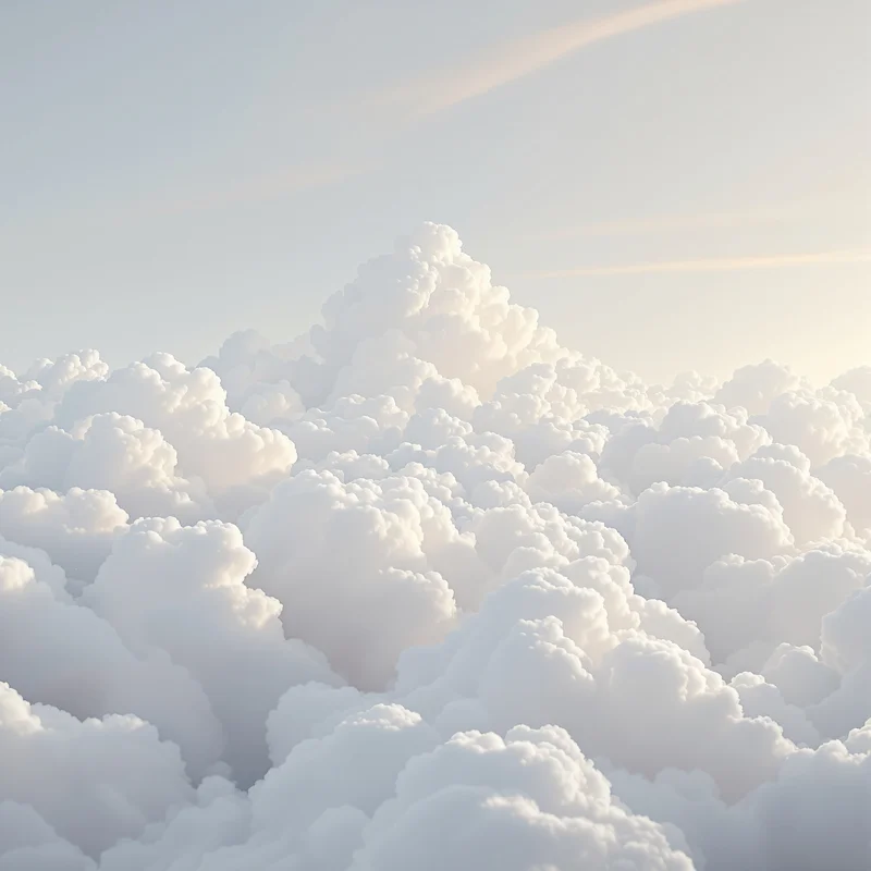 Eternal white cloud background