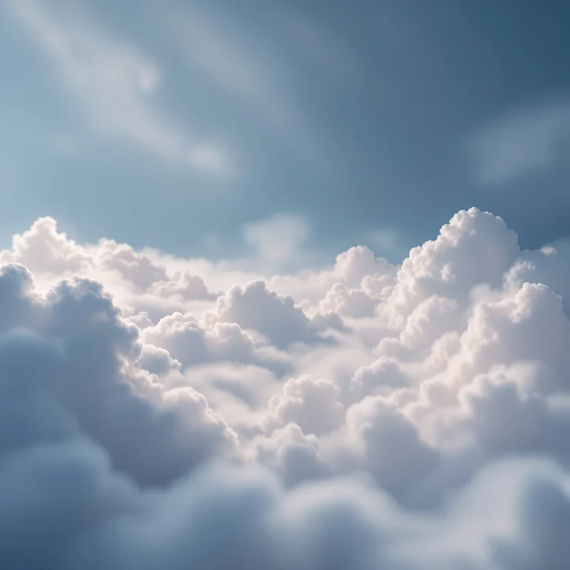 Gentle mist cloud background
