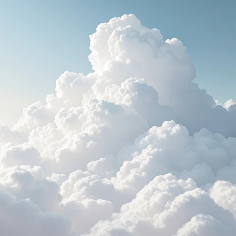 Mystic white cloud background