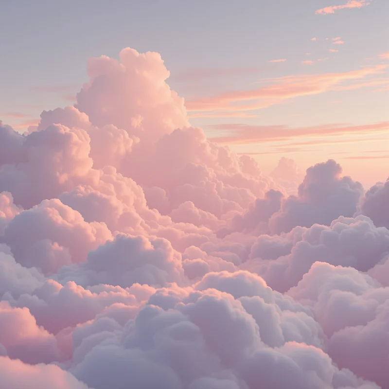 Soft dawn cloud background
