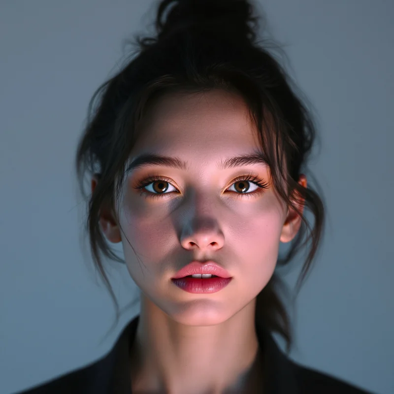 stylish profile picture with clean lines for digital identity