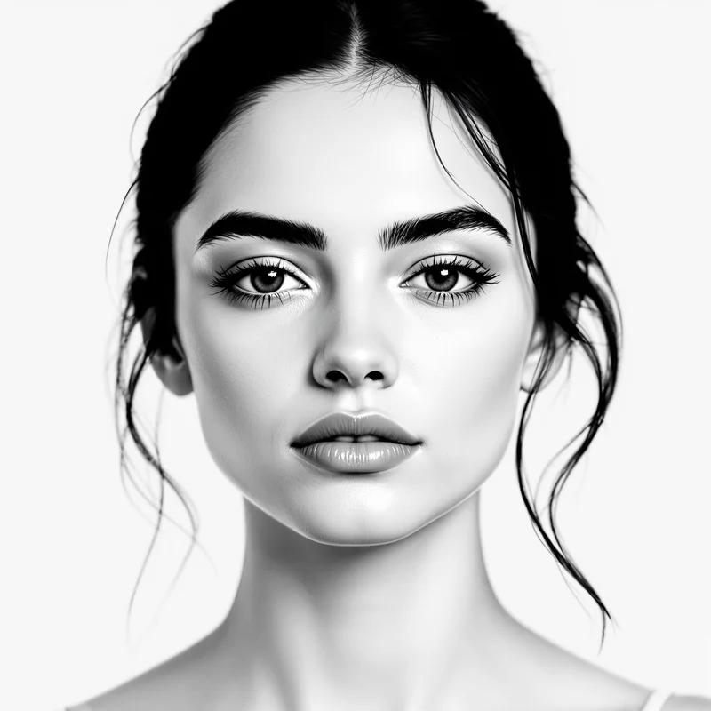 clean portrait PFP with dark background for social media avatar