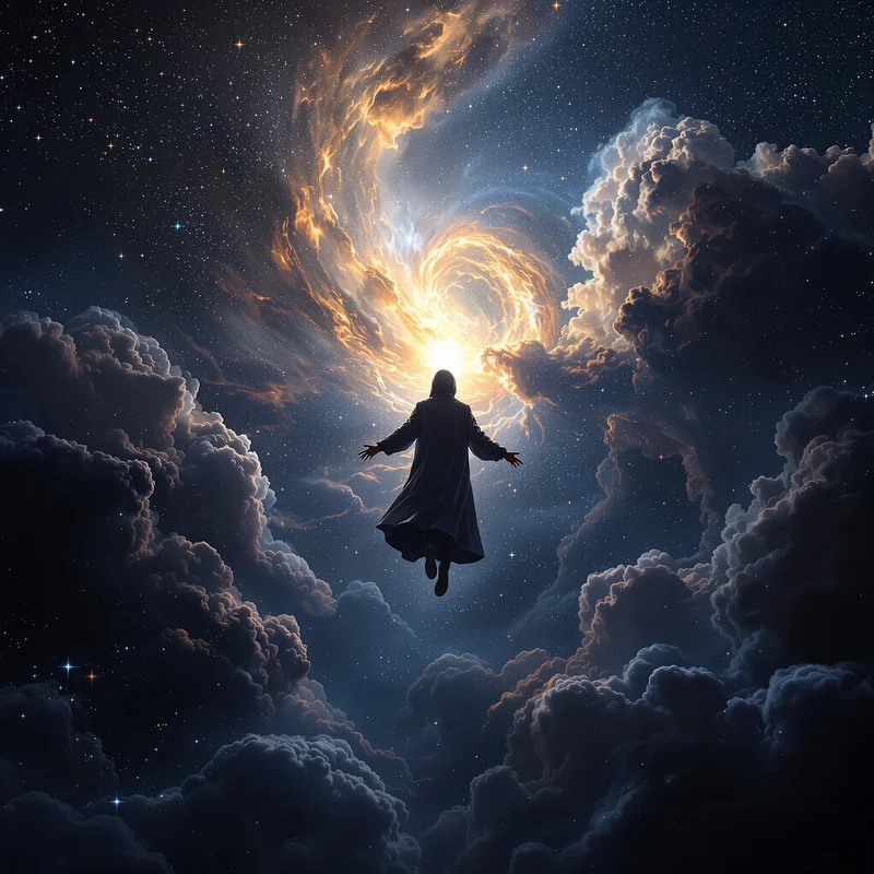 Cool PFP with cosmic isolation and silent god aura