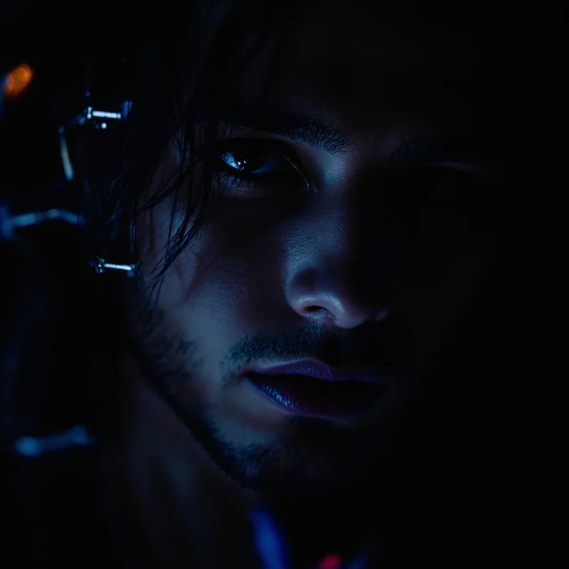 Cool PFP with silent confidence and dark shadows