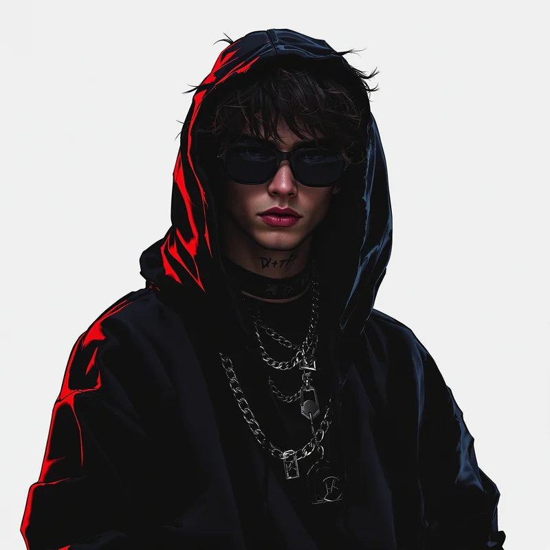 Cool PFP with elite streetwear and dark confidence