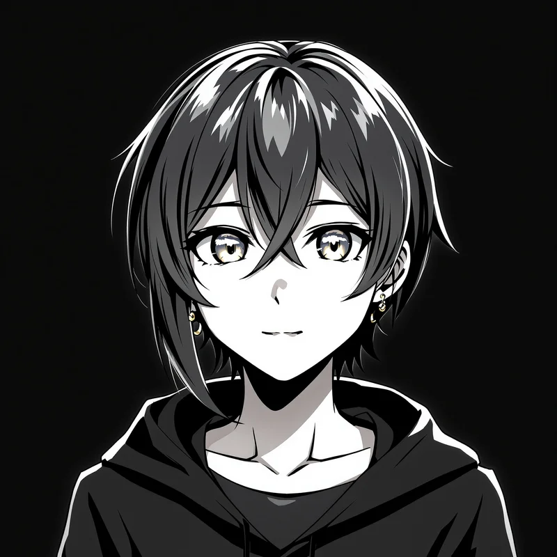 cool PFP portrait with clean lines for digital identity