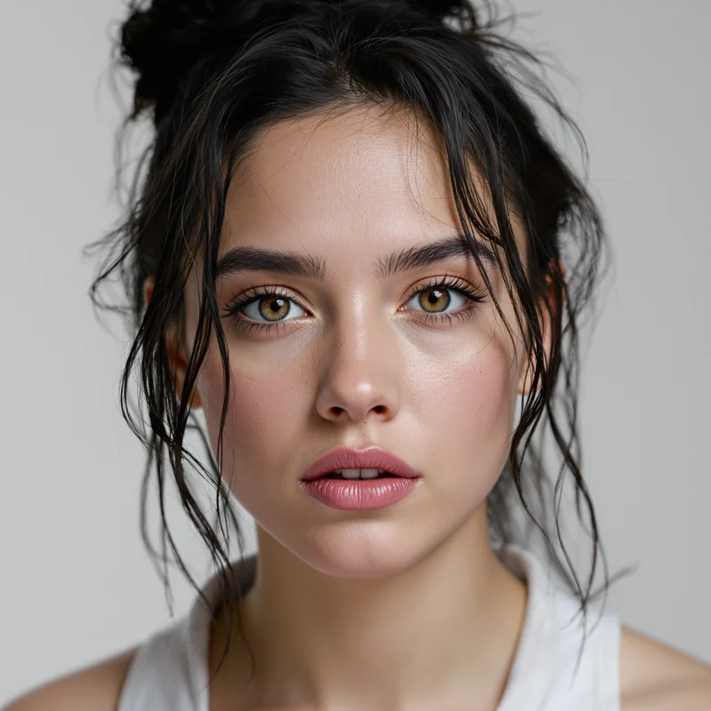 cool PFP portrait with shadow tones for messaging profile icon