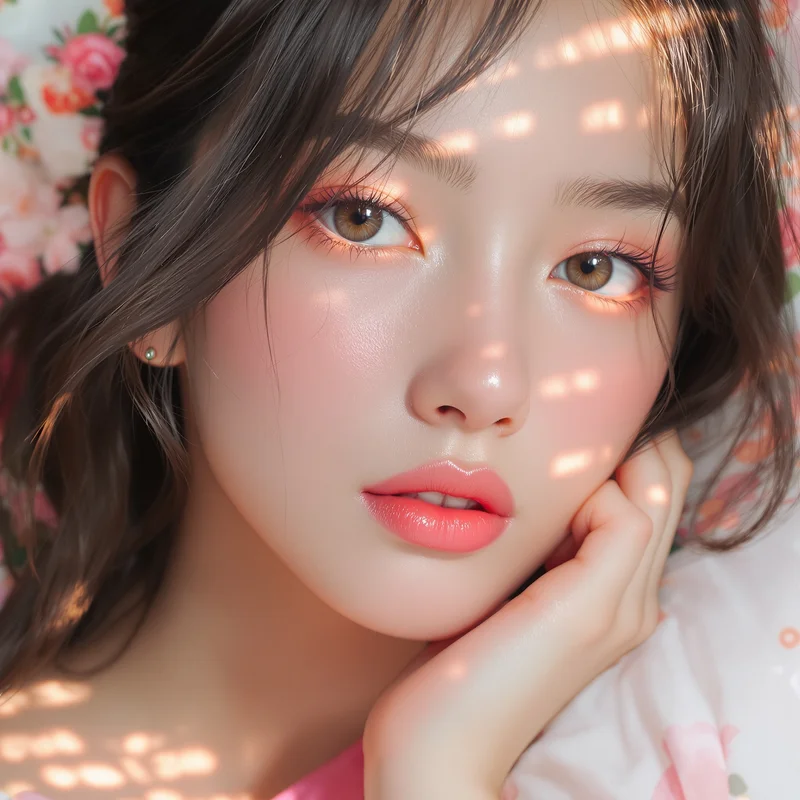 charming profile avatar with bow elements for aesthetic profile display