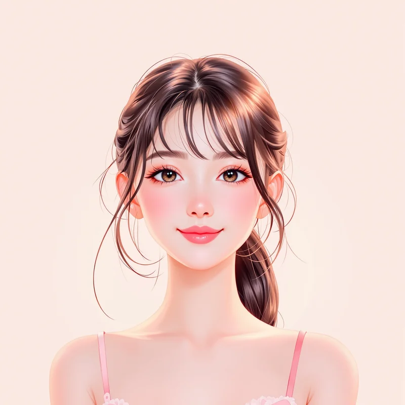 romantic profile picture with romantic styling for online avatar styling