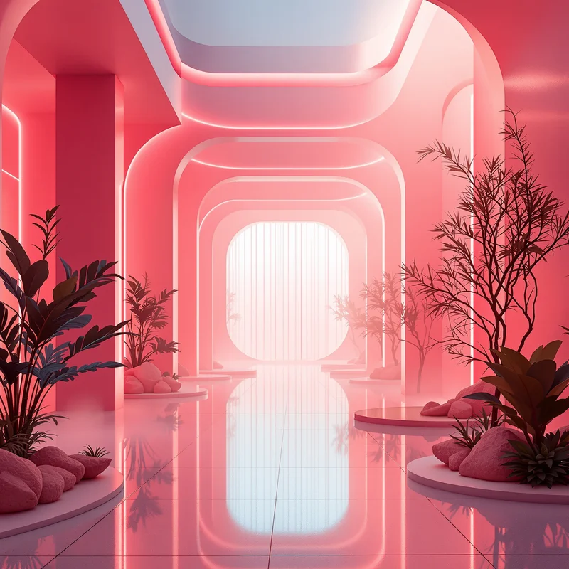 Atrium Haze Coral Background