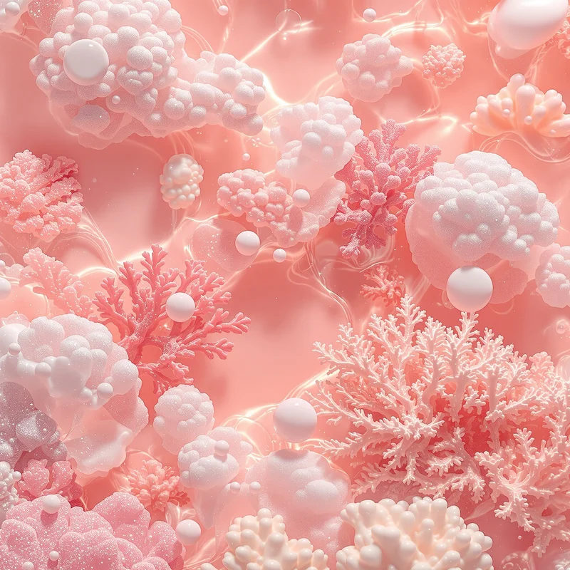 Coral Cream Resin Background