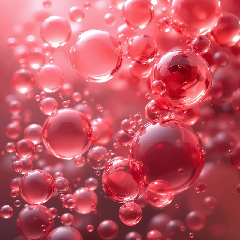 Coral Microbubble Background
