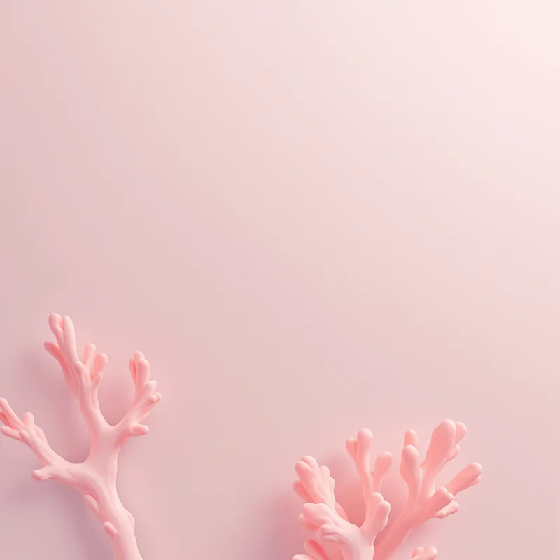 Dreamy soft coral background