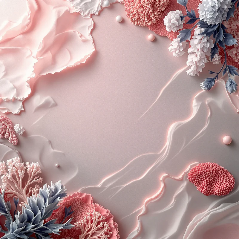 Eternal vibrant coral background