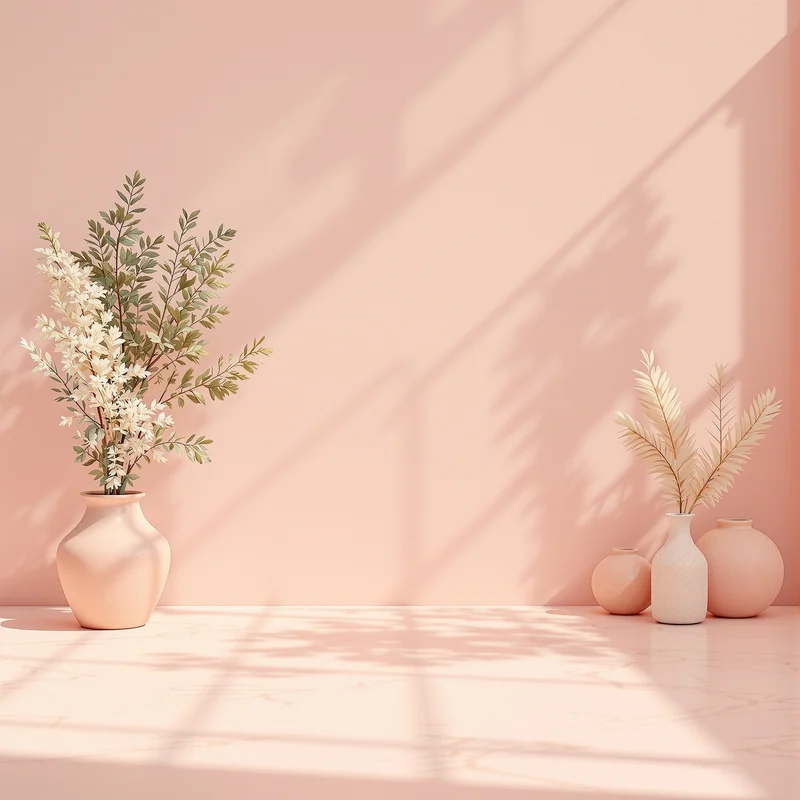 Gentle peach coral background
