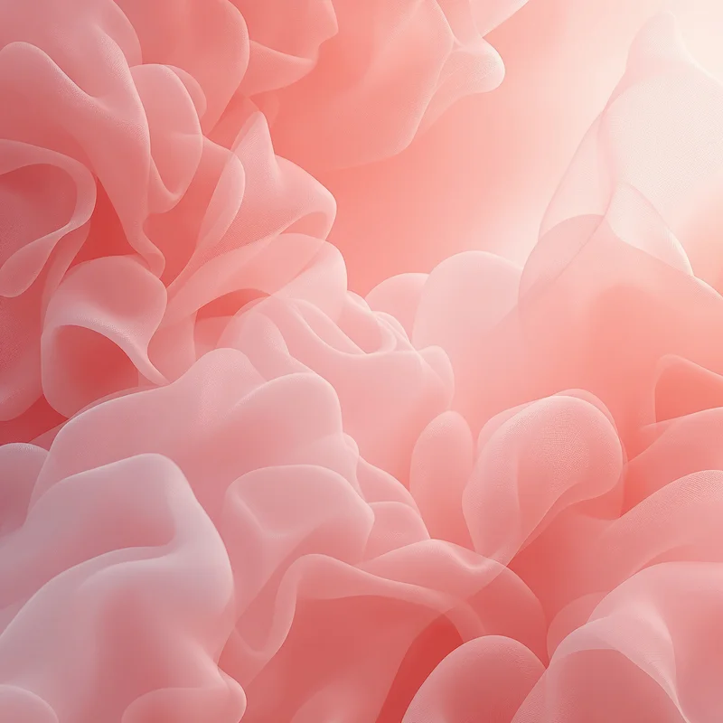 Organza Cloud Coral Background