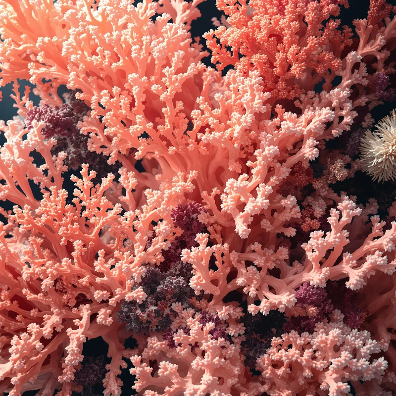 Reef Bloom Coral Background