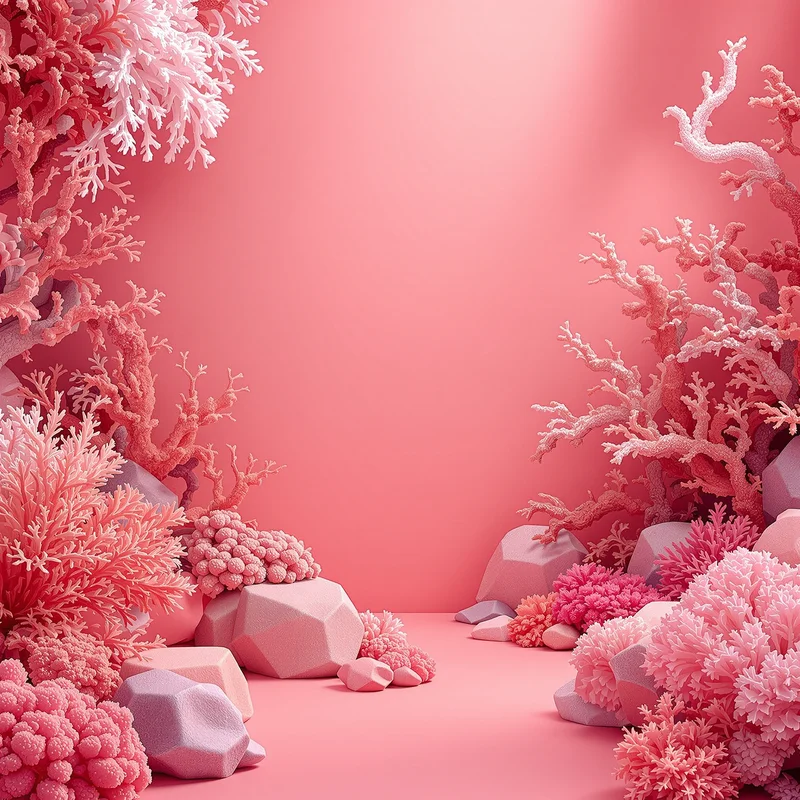 Royal soft coral background