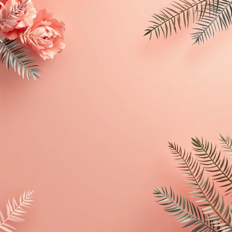 Signature peach coral background