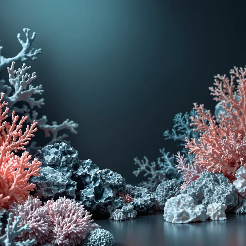 Studio coral background