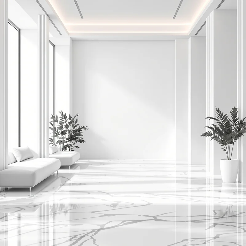 Eternal minimal white corporate background