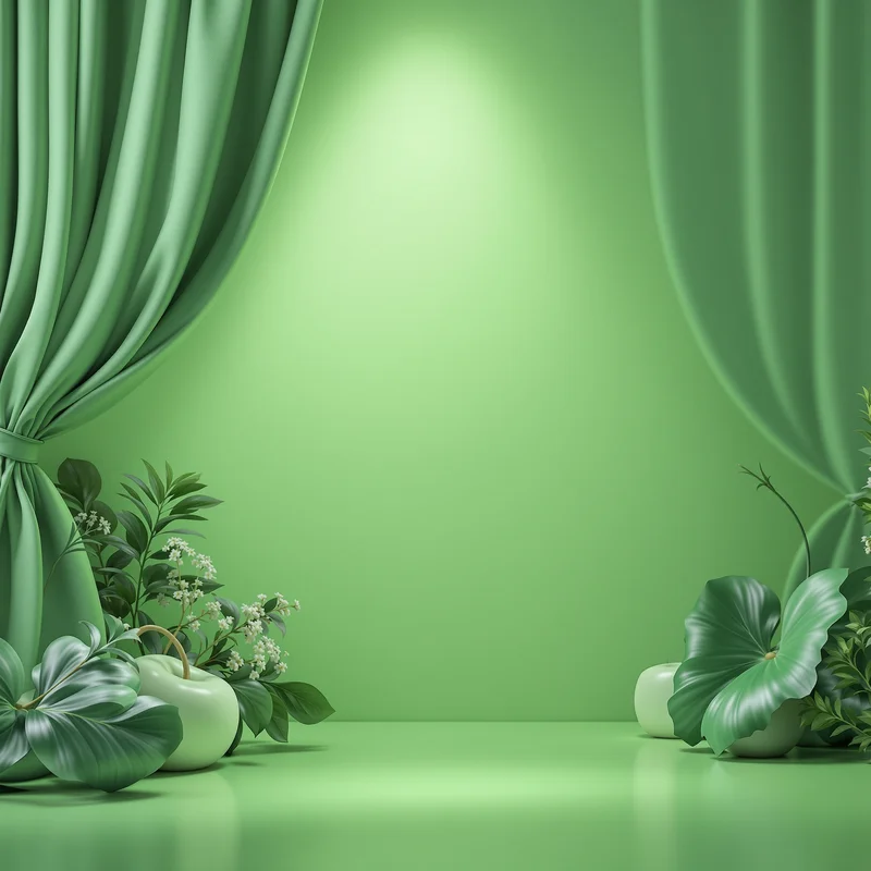 Gentle green corporate background