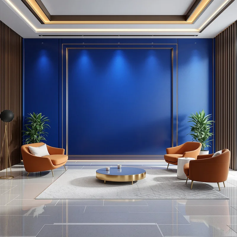 Royal deep blue corporate background