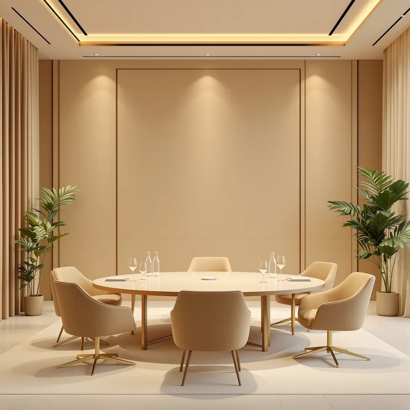 Studio beige corporate background