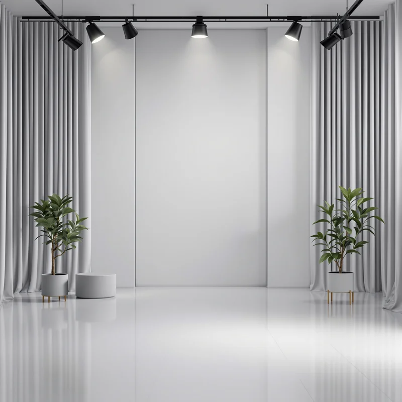 Studio cool gray corporate background