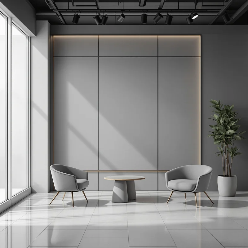 Studio cool gray corporate background