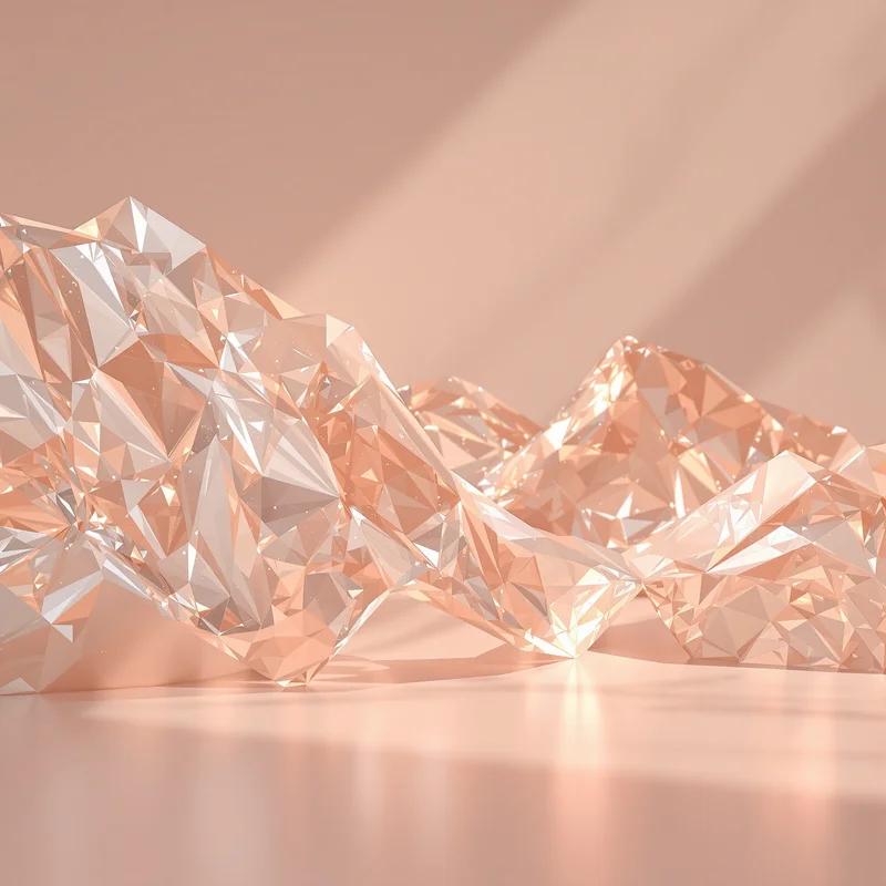 Crystal cream background