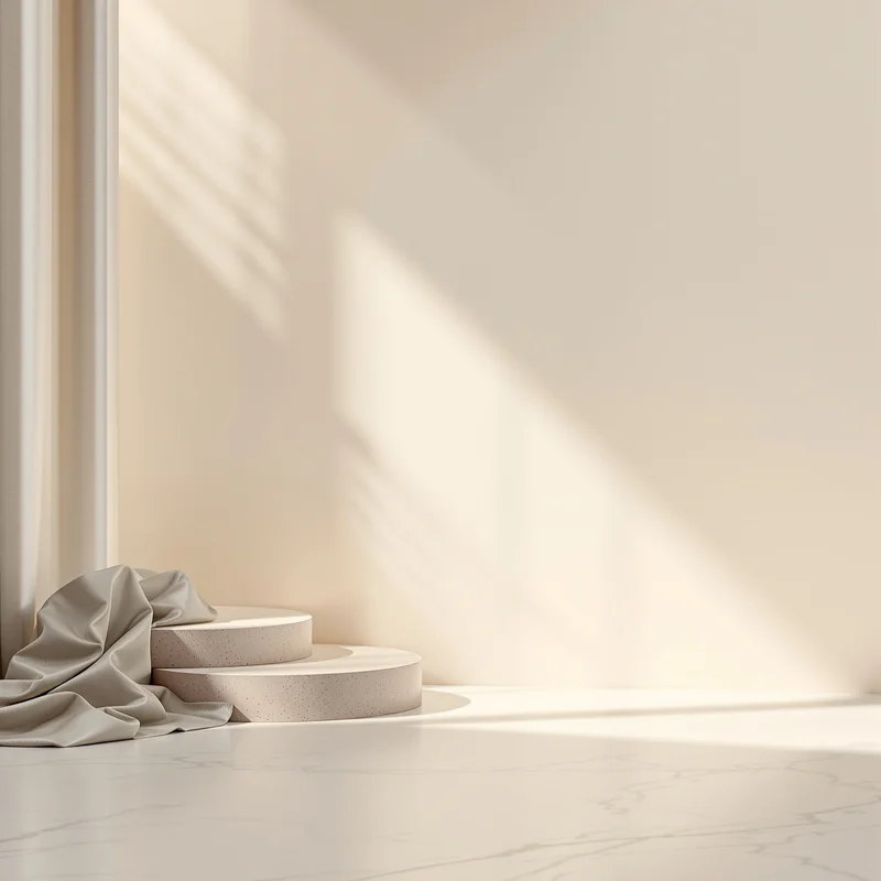 Luminous neutral cream background