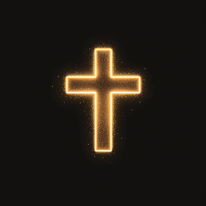 holy cross avatar with soft shadows for avatar display