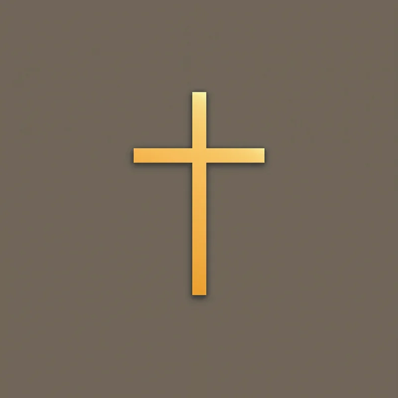 religious avatar cross with dark background for clean avatar styling