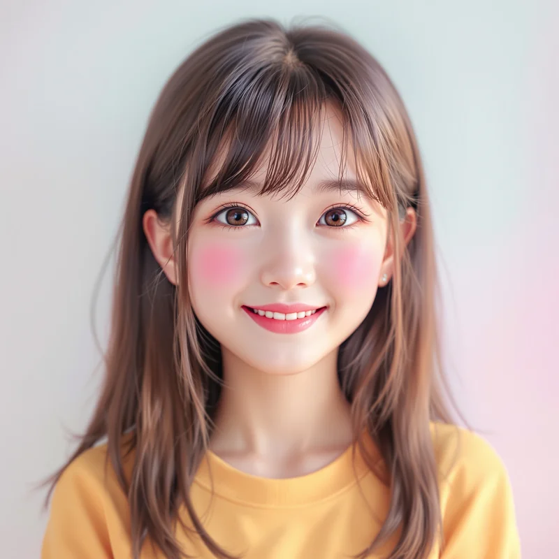 cute profile picture with pastel colors for profile picture use