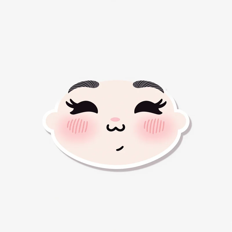 chibi PFP image with soft glow for avatar display