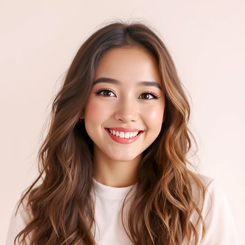 cute profile picture with cute expression for social media avatar