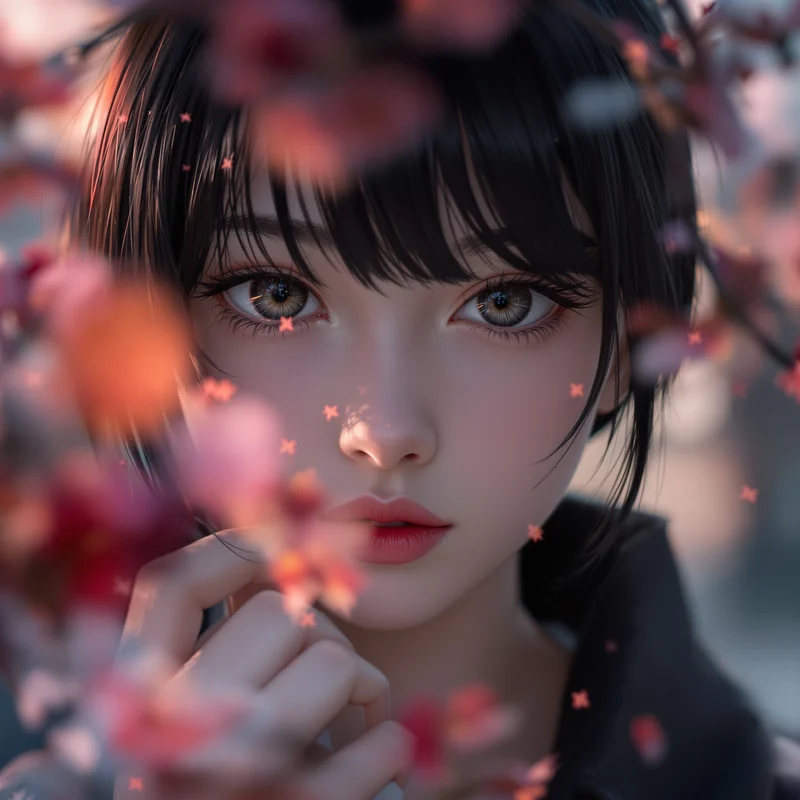 cute pfp anime girl blur avatar