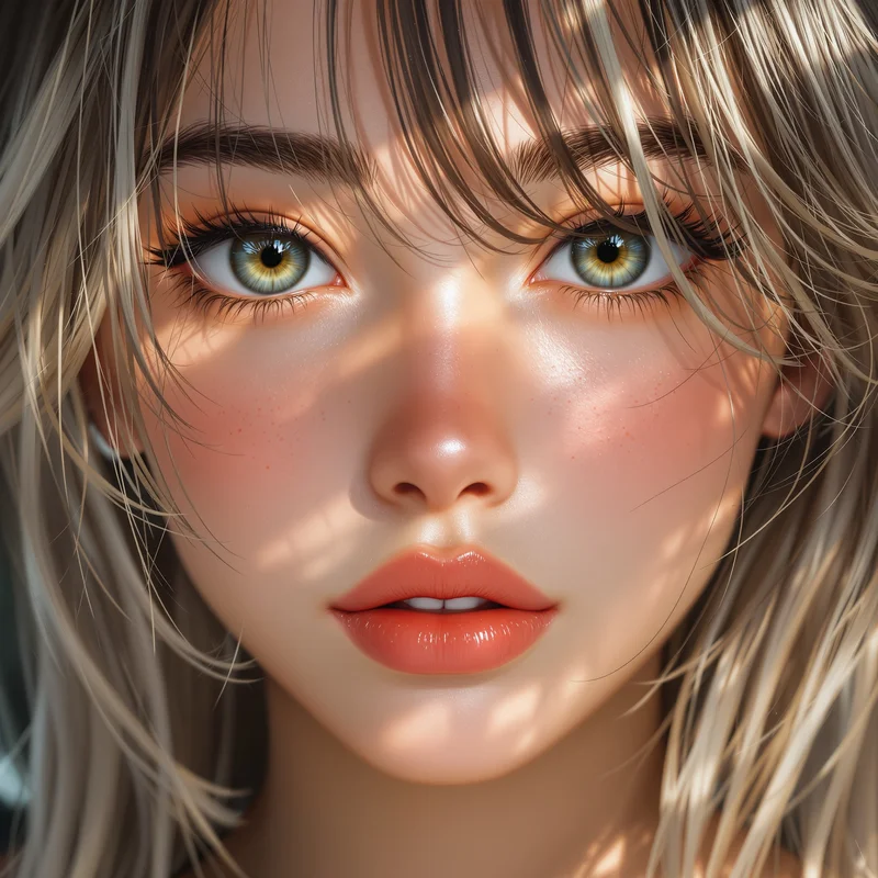 cute pfp anime girl freckles avatar