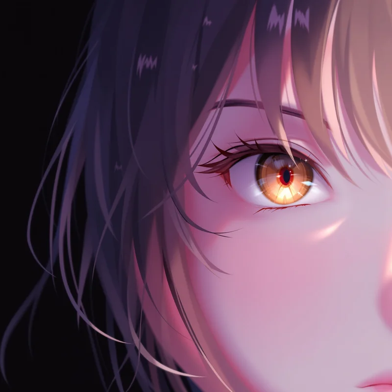 cute pfp anime girl pastel night avatar